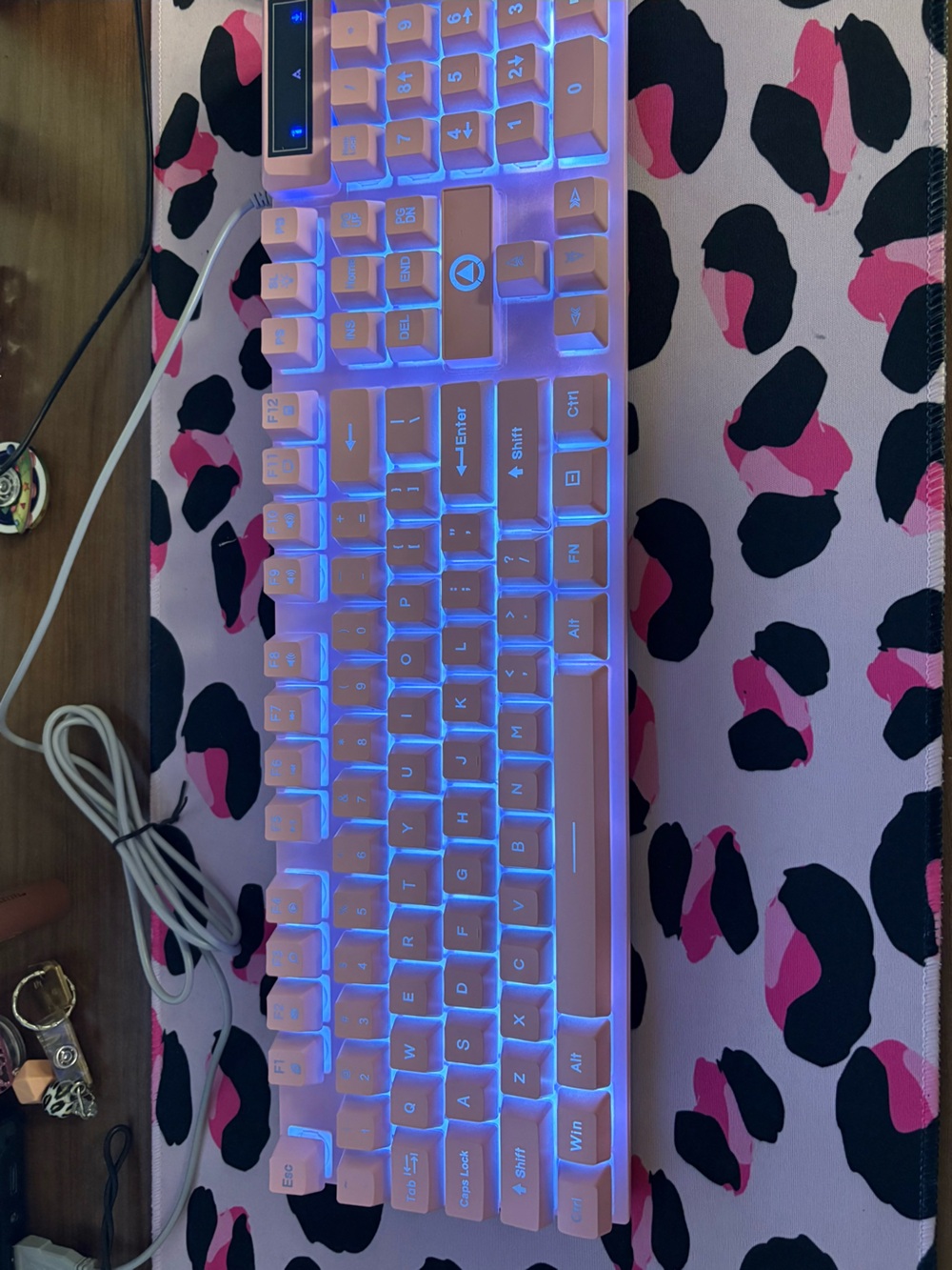 New Pink Backlit Keyboard